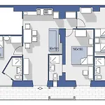公寓 Quadrilocale 3 Bagni Centro *
