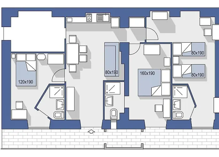 Lejlighed Quadrilocale 3 Bagni Centro *